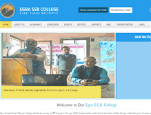 Tablet Screenshot of egrassbcollege.net